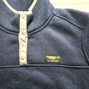Men's L.L.Bean Sweater Fleece Pullover sz 2X Blue Gray